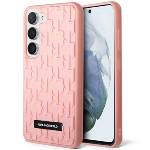 Puzdro Karl Lagerfeld Samsung Galaxy S23 Plus KLHCS23MRUPKLPP pink hardcase 3D Monogram