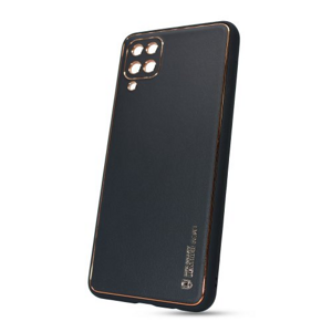 Puzdro Leather TPU Samsung Galaxy A12 A125 - čierne