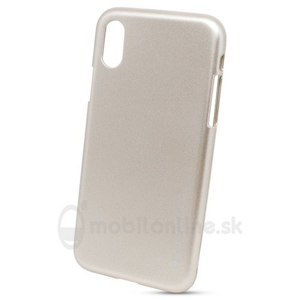 Puzdro Mercury i-Jelly TPU iPhone X/Xs - zlaté
