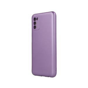 Puzdro Metallic TPU Samsung Galaxy S22 Ultra - Fialové