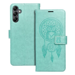 Puzdro Mezzo Book Samsung Galaxy A14 4G/5G vzor dreamcatcher - zelené