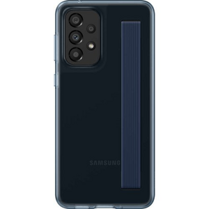 Puzdro Samsung originál polopriehľadný zadný kryt s pútkom Galaxy A33 5G - čierne