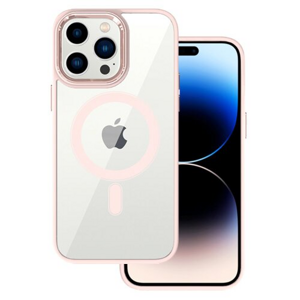 Puzdro Tel Protect Magsafe Clear iPhone 13 Pro - lososové