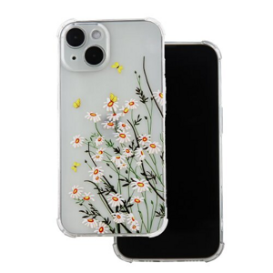 Puzdro Ultra Trendy iPhone 7/8/SE 2020/SE 2022, vzor jarné kvety - transparentné