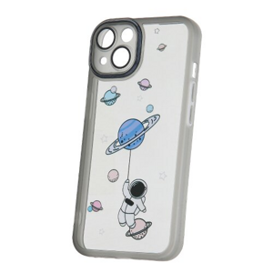 Puzdro Ultra Trendy TPU Xiaomi Redmi 12C/11A, vzor vesmír 2 - biele