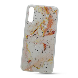 Puzdro Vennus Marble TPU Samsung Galaxy A30s A307/A50 A505 vzor 9 - bielo-ružové