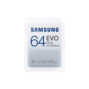 Samsung EVO Plus/SDXC/64GB/130MBps/UHS-I U1 / Class 10