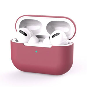 24676
SILICONE Obal pre Apple AirPods Pro bordový