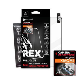 Sturdo REX ochranné sklo + sklo na fotoaparát Xiaomi Redmi 12 4G, (6in1 FULL GLUE)