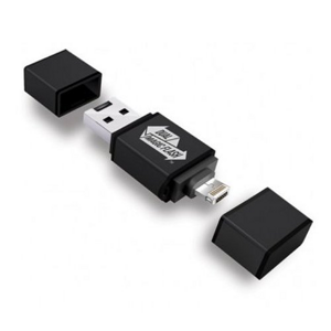 USB kľúč WOW MAGIC 16GB Lightning + MicroUSB (do 256 GB) Čierny