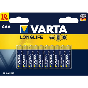 Varta Longlife AAA Baterie 10ks