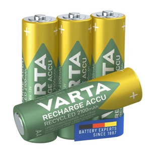 Varta Nabíjecí Baterie Recycled AA 2100 mAh 4ks