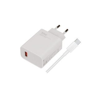 Xiaomi MDY-11-EZ USB-A 33W Cestovní Nabíječka + USB-C kabel White (Bulk)